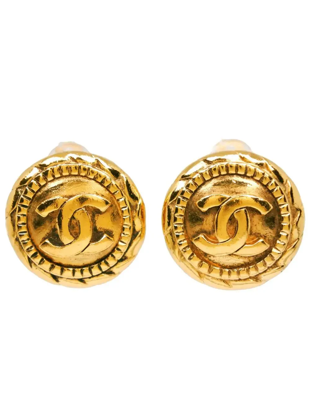Chanel Cc Logo Clip-On Earrings Metal #327470C71B